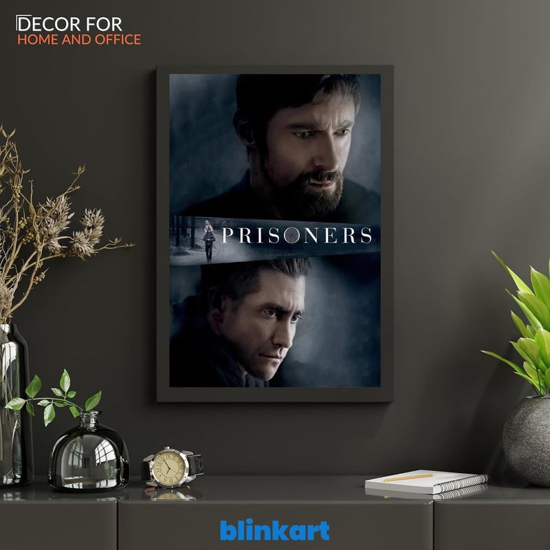 BLINKART BLINKART Aesthetic Prisoners 2013 Movie Photo Frame Album Poster Home Bedroom Living Room Bedroom Home Office Study Room12 18 Inches  - Image 5