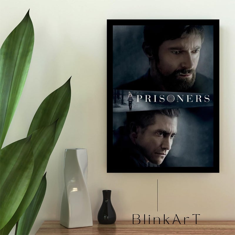 BLINKART BLINKART Aesthetic Prisoners 2013 Movie Photo Frame Album Poster Home Bedroom Living Room Bedroom Home Office Study Room12 18 Inches  - Image 2