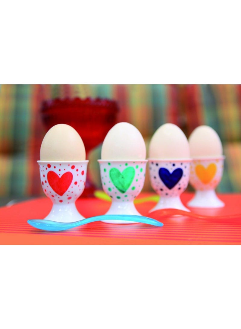 Marabu Universal Porcelain & Glas Painting Markers Basic 5Pc Blister Assortment 1-2 MM - Image 4