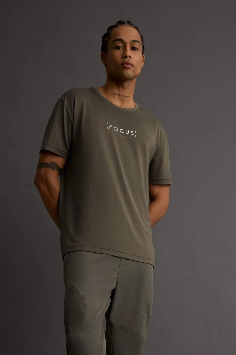 DeFacto Standard Fit Crew Neck Printed Short Sleeve T-Shirt