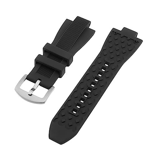 SANDEIN Watch Band Compatible with Michael Kors, Soft Silicone Rubber Replacement Wrist Strap for Michael MK8152 MK8356 Watch Straps - Image 4
