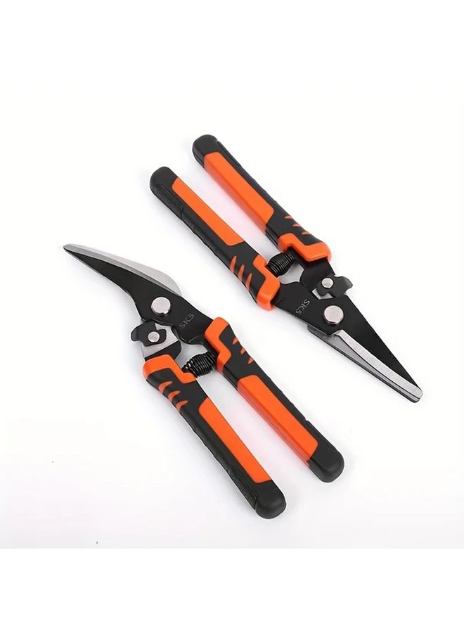 Straight Aviation Metal Scissors Industrial Strength Chrome Vanadium Steel Rust Proof - Image 1