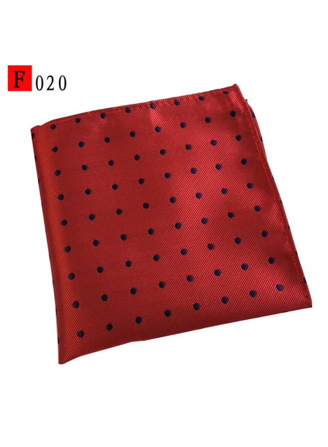 Polyester Jacquard Cashew Dot Casual Fashion Men's Pocket Scarf Small Square Scarf Handkerchief Breast Scarf