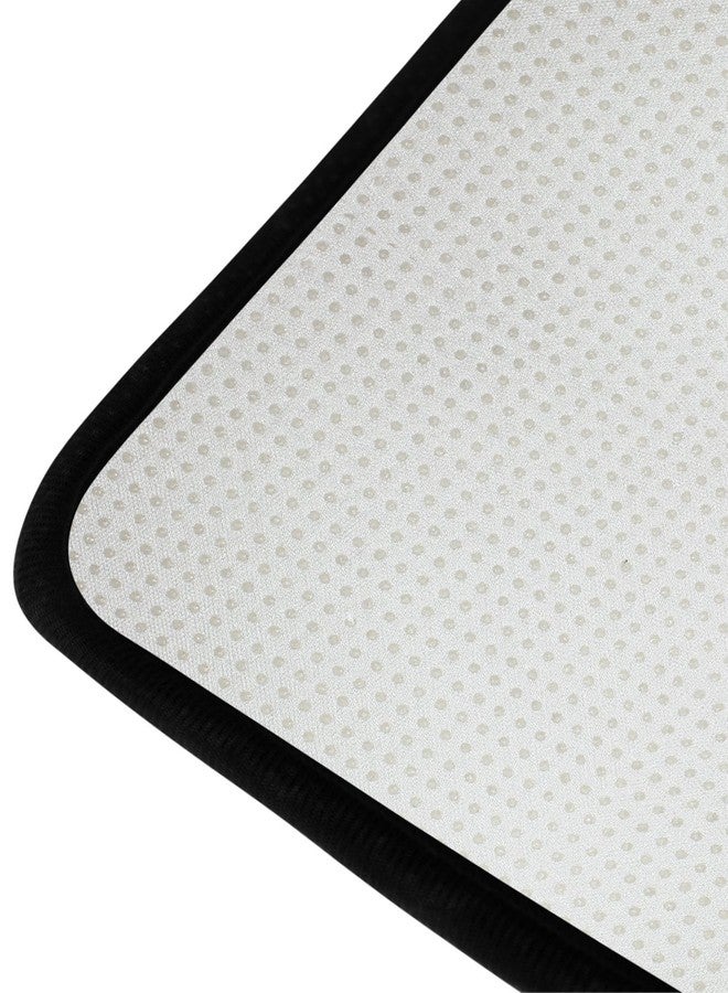 Pfrewn Checkered Plaid Doormat Non Slip Washable Buffalo Black White Plaid Welcome Indoor Outdoor Entrance Bathroom Floor Mats Christmas Home Decor, 23.6 x 15.7 inch - Image 4