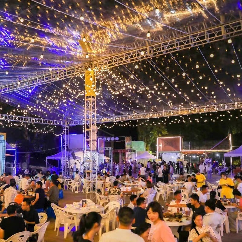 G50 Bulb Light String Solar Outdoor Waterproof Led Light String Camping Atmosphere Decoration  Wedding Holiday Decoration - Image 5