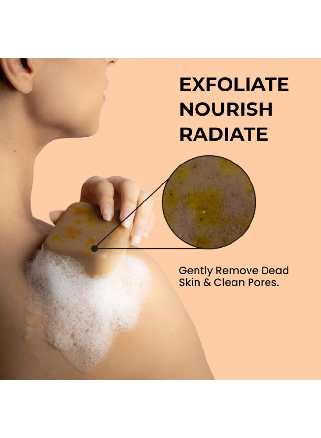 Ghar Soaps Bundle Sandalwood & Saffron Magic Soaps For Bath (100 Gms Pack Of 1) | Paraben Free | Chandan & Kesar Bath Soap | Handmade Soaps For Glowing Skin & Ghar Soaps Magic De-Tan Face wash I With Sandalwood,Saffron & Glutathione | Tan Removal, Brightening and Glowing Skin I Removes Dirt & Impurities for Fresh, Soft, Glowing Skin | 100ml Bundle - Image 4