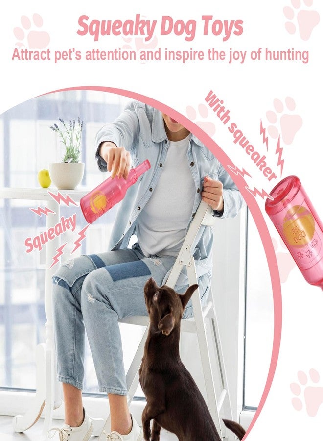 Mowouhn Water Bottle Dog Toy,Crunchnplay Bottle Toy for Dogs,Floating Dog Chew Toys,Squeaky Dog Toys for Aggressive Chewers,Dog Toy Water Bottle Cruncher,Interactive Dog Toys for Small Medium Dogs Boredom - Image 5