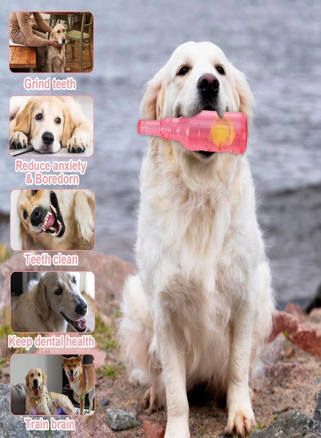 Mowouhn Water Bottle Dog Toy,Crunchnplay Bottle Toy for Dogs,Floating Dog Chew Toys,Squeaky Dog Toys for Aggressive Chewers,Dog Toy Water Bottle Cruncher,Interactive Dog Toys for Small Medium Dogs Boredom - Image 3