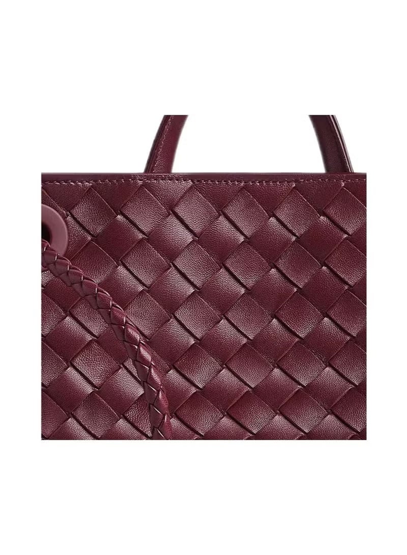 BOTTEGA VENETA Andiamo Top handle bag leather bag with signature knot detail and sliding cross-body strap - Image 5