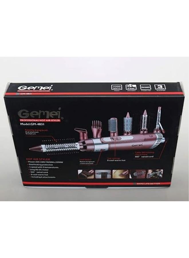 Gemei 7 in 1 hair dryer, 2200 w, hair dryer - Image 2