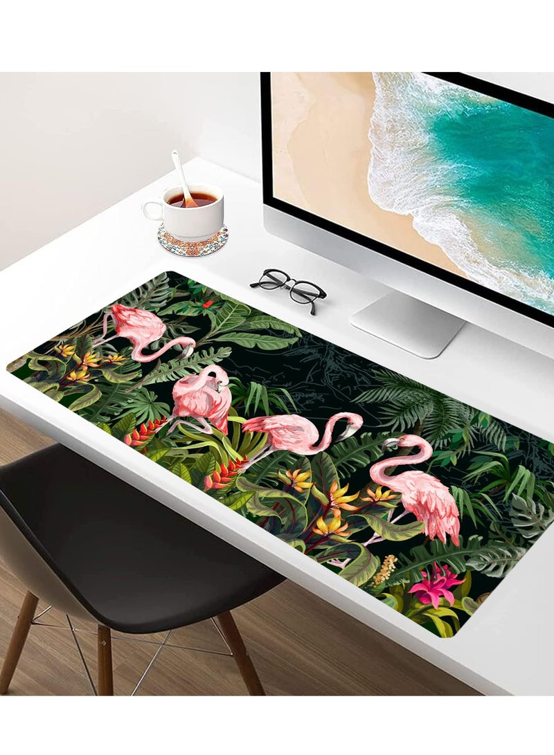 Tropical Flamingos Gaming Mouse Pad – Anti Slip Rubber - Speed Edition | 700 X 300 x 2 mm - Image 2