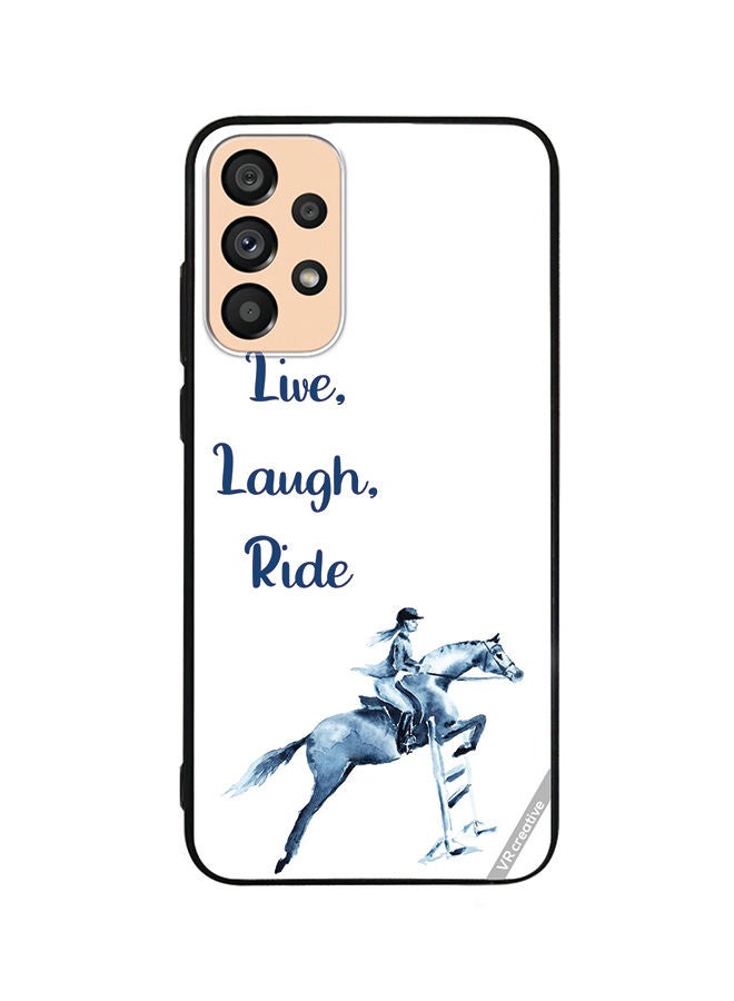 VR CREATIVE Protective Case Cover For Samsung Galaxy A53 5G Horse Design Multicolour - Image 1