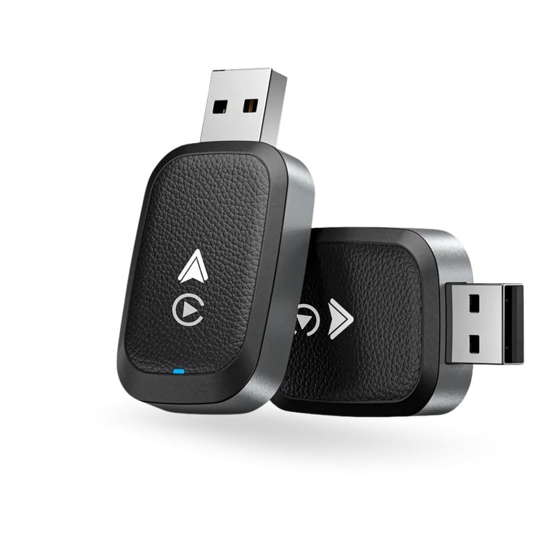 Millennium TECHNOLOGY Wireless Car Play Adapter & Android Auto| 2 in 1 Carplay Adapter Convert Wired to Wireless for Cars with Extension Cable USB & Type C - Image 1