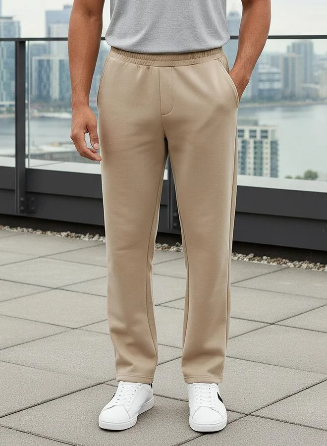 ايكونيك بنطلون رياضي رجالي بقصة عادية وخصر مرن