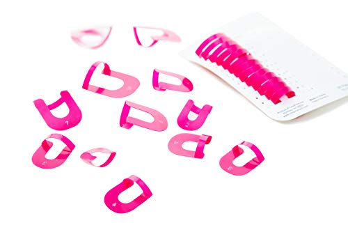 creaclip CreaNails Nail Polish Stencils for Adults - Reusable Nail Holder for Painting Nails & French Tip Strips - Spill-Proof Nail Guard Applicator & Shaper for Gel Paint, Decals - 10 Sizes, 26 Pieces - Image 5