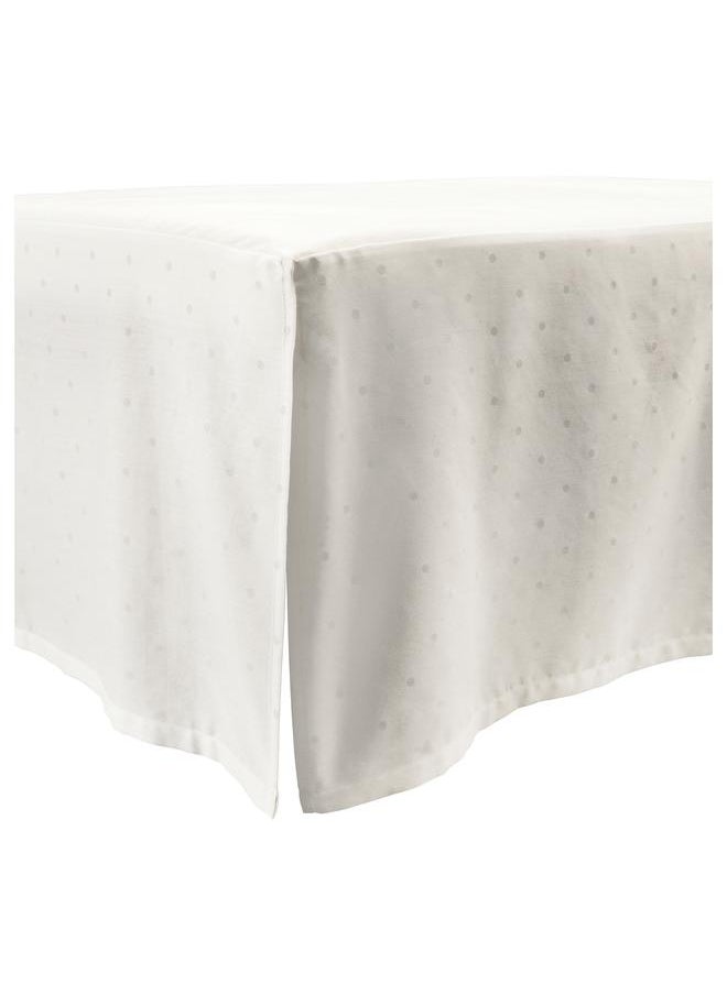 erorex Cot Skirt, Dotted/White, 60X120 Cm  - Image 1
