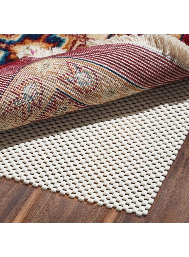 بساط مانع للانزلاق، بساط سميك قابل للقطع ومانع للانزلاق 80x200 سم، بطانة بساط PVC للسجاد على الأرضيات الخشبية الصلبة، بطانة أدراج ورفوف للاستخدام المنزلي - Image 1