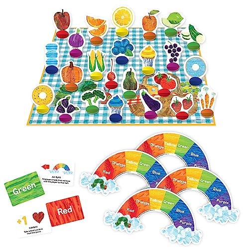 Briarpatch The Very Hungry Caterpillar Rainbow Picnic Game Based On Board Books by Eric Carle Preschool Learning for Kids - Image 5