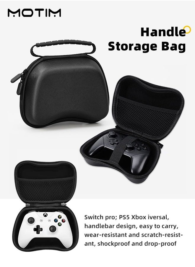 موتيم حقيبة صلبة لوحدة تحكم PS5 لوحدة تحكم إكس بوكس ون، حقيبة تخزين لحمل حقيبة السفر متوافقة مع وحدة تحكم جوجل ستاديا ووحدة تحكم إكس بوكس اللاسلكية ووحدة تحكم نينتندو سويتش برو  - Image 2