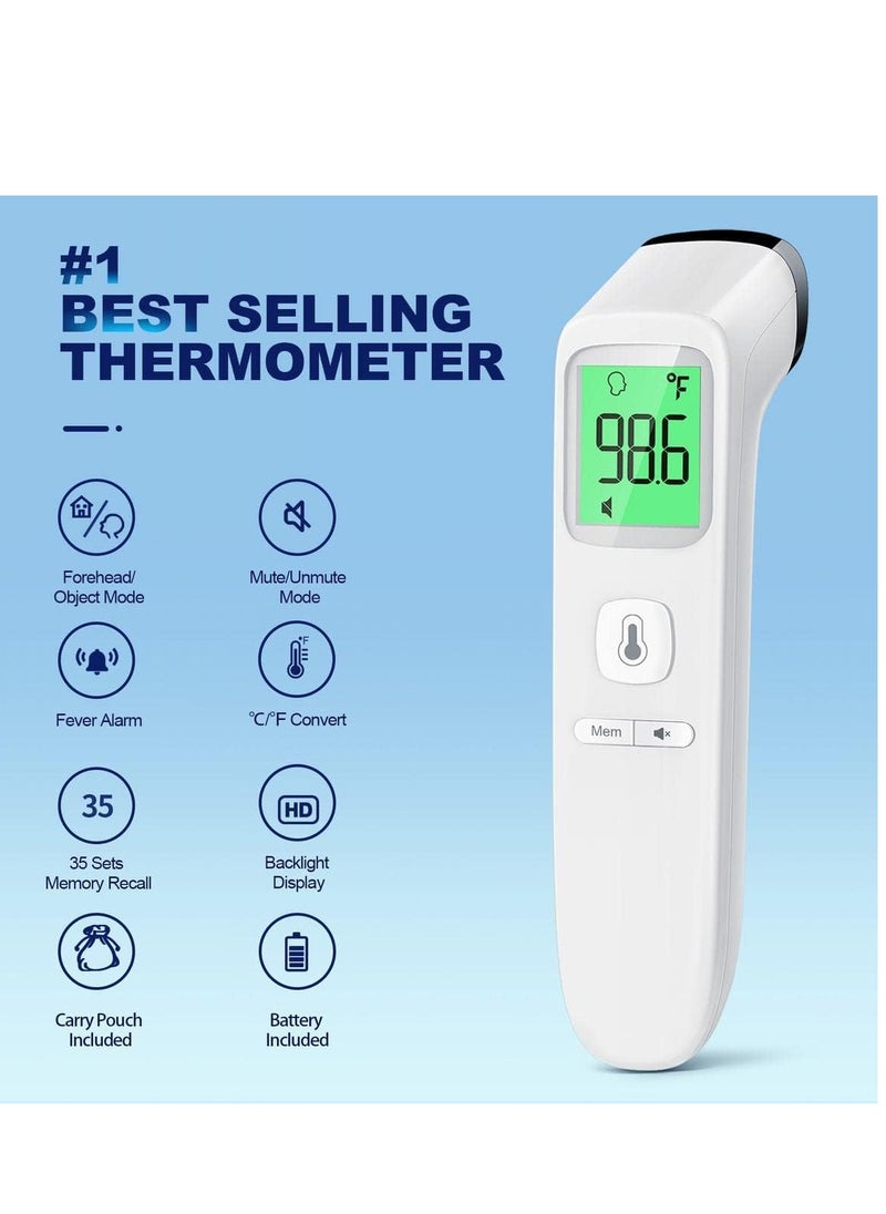 No-Touch Thermometer for Adults and Kids, Accurate Digital Baby Thermometer, FSA HSA Eligible, Fever Alarm & Silent Mode, 2 in 1 Forehead & Object Thermometer - pzsku/Z186BAD626C9431285102Z/45/_/1715783094/72940b3b-50dd-4104-9bc8-414d4511734e