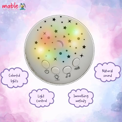 Mable Dreamlight Unicorn Baby Soft Sleeping Companion Toy with Music & Projector, Plush Unicorn Soothing Light Toy for Infants & Toddlers - Image 4