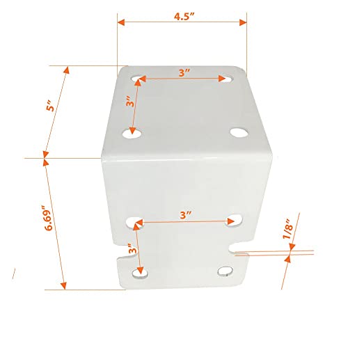 Aquaboon Whole House Mounting Bracket for 10" and 20" Water Filter Housing, Compatible with Pentek 244047, 150578, MC-1A, 150061 - Image 2