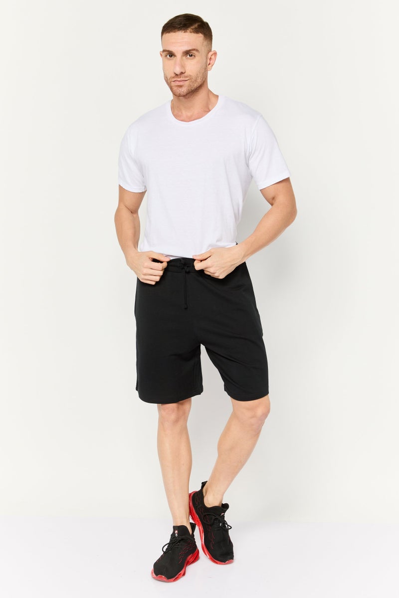 Liverpool Men Sportswear Fit Embroidered Logo Outdoor Shorts, Black - Image 3
