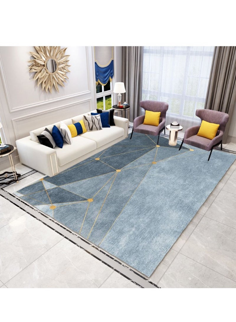 Sharpdo Modern Area Rugs Simple Short Pile Carpet Living Room Rug Anti-Slip Floor Mat Bedroom Area Rug Home Decor 200*300CM - Image 2