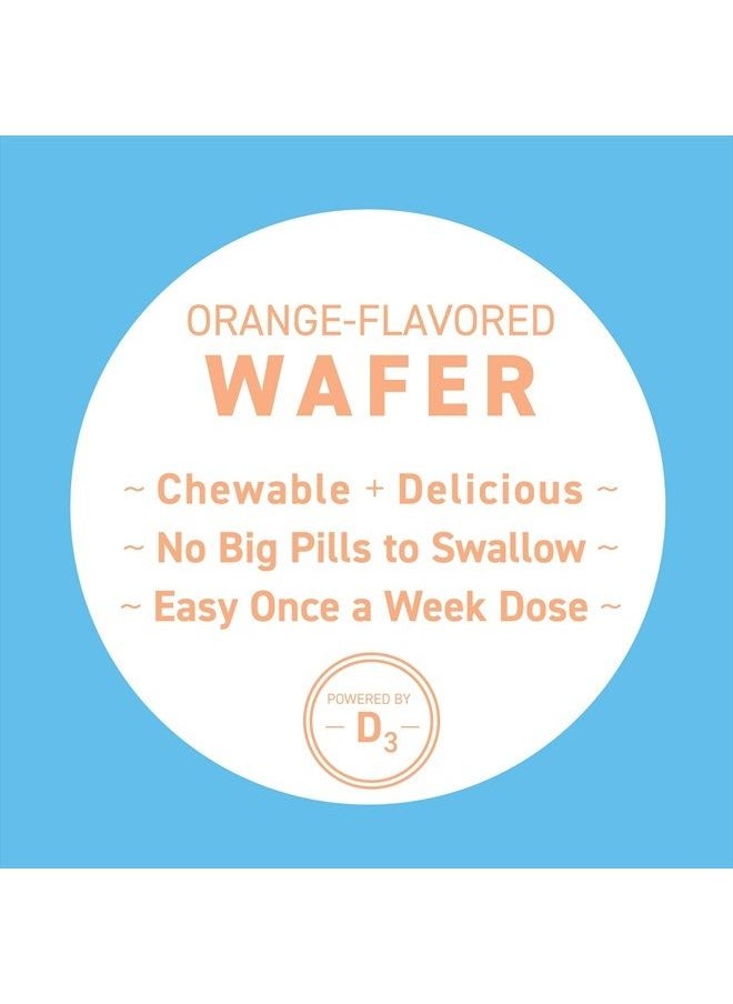 Replesta - 50,000 IU Vitamin D3 Cholecalciferol, for Vitamin D Deficiency, Once-Weekly Chewable Wafer, Non-GMO, Natural Orange Flavor, 4 Count (Pack of 1) - Image 1