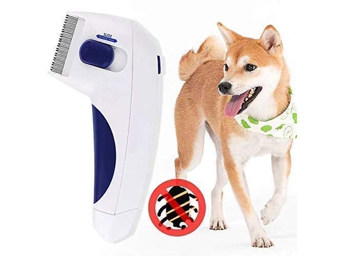 Western Era Soundless Flea Remover | Electronic Flea Comb |Electric Comb | Electric Comb for Pets, Dogs, Cats | Without Pesticides | Naturally Kill Tick and Remove Fleas Grooms - Image 2