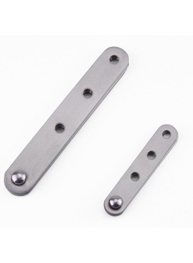 DEEKOUDT 4 Piece Stainless Steel 360 Degree Rotating Concealed Hinges, Door Pivot Hinges Stainless Steel Drawer Window Door Fittings for Door Cabinets Cabinet (Large) - Image 5