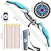 TEMI Kids Bow and Arrow Set LED Light Up Archery Toy Set with 10 Suction Cup Arrows 4 Target Quiver Indoor and Outdoor Toys Archery Boys Toys Gifts for 312 Years Old Boys Girls - Image 4