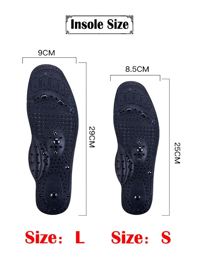 ZCM-HAPPY 3 Pair of Arch Support Magnetic Acupressure Insole - Image 3