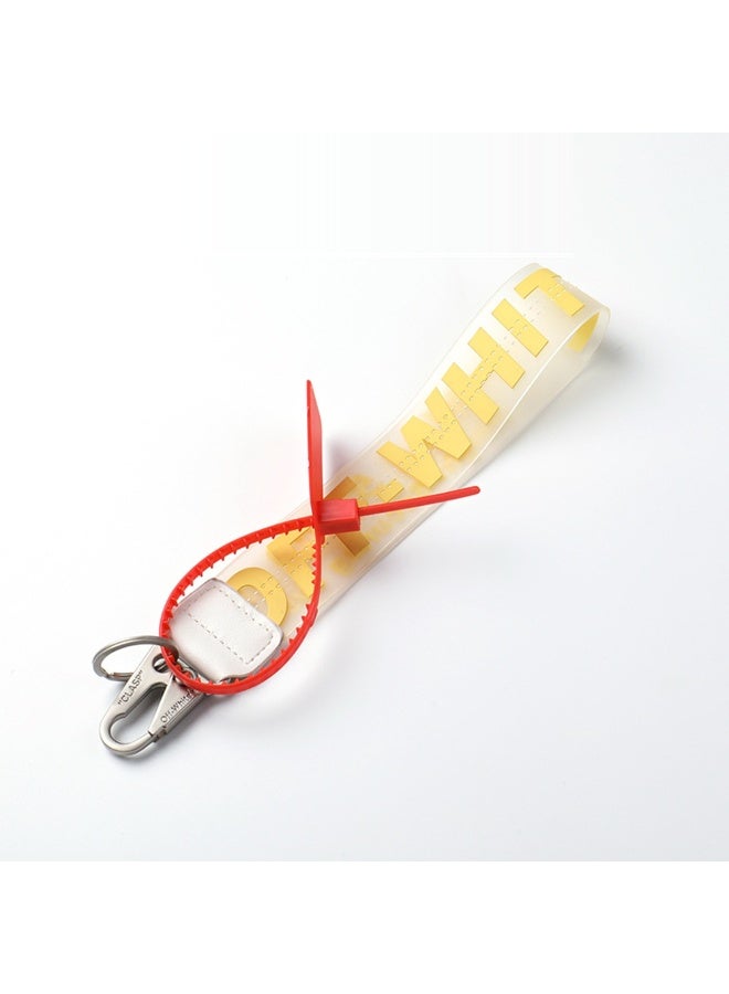 OFF-WHITE VPC material, street fashion, keychain, key ring, lanyard - Image 1