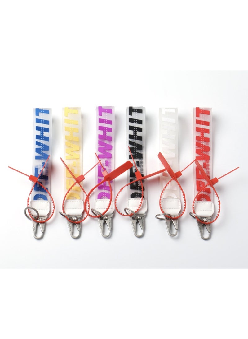 OFF-WHITE VPC material, street fashion, keychain, key ring, lanyard - Image 5