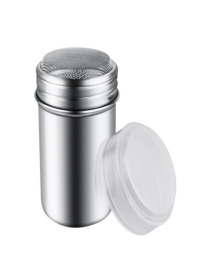 yuntop 1Pcs Stainless Steel Powder Sugar Shaker Duster with Lid, Fine Mesh Shaker Powder Cans for baking soda Cocoa Cornstarch Coffee Flour ect - Image 3