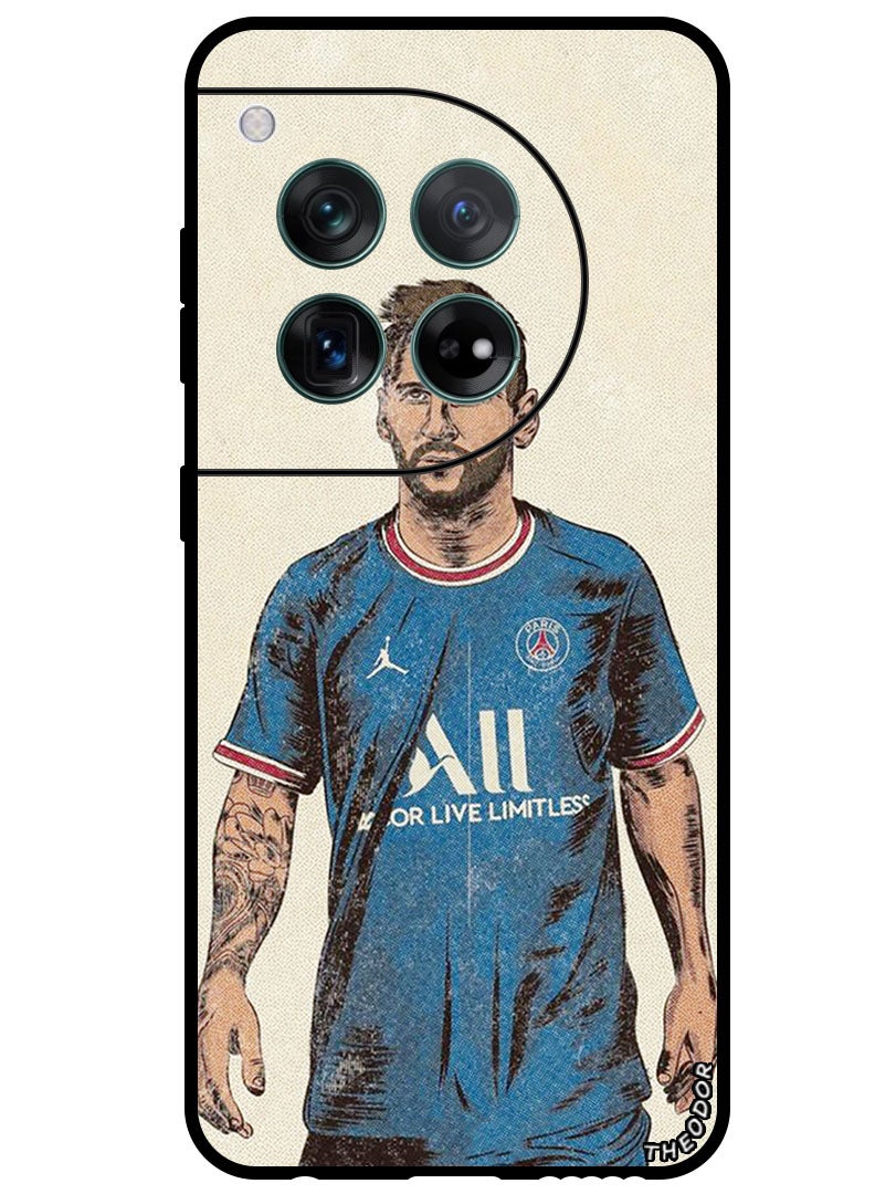 Theodor Protective Case Anti Scratch Shock Proof Bumper Cover For OnePlus 12 Messi - Image 1