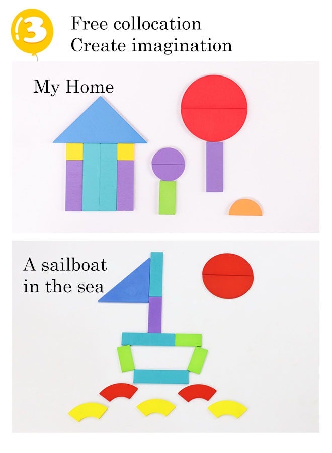 أحجية الصور المقطوعة على شكل حيوانات ، ألعاب فرز وترصيف الألغاز ألعاب تعليمية للأطفال الصغار والأطفال والأولاد والبنات الذين تزيد أعمارهم عن 3 سنوات - Image 5