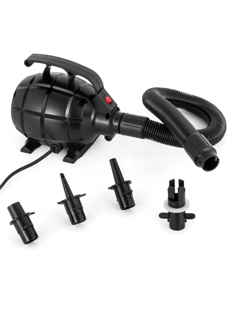 Walfront Walfront Air Pump JZ-505, 17000pa 600W High Pressure High‑Capacity Multifunction Electric Pump for Inflatables Air Mattress(American Standard (AC110-120V)), Various Pumps and  - Image 1