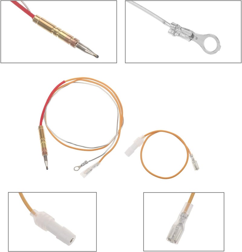 Timsec Propane Tank Top Heater Thermocoupler 2304885, F237349 and FD4 Dump Switch, Fasten Type Thermocouple Safety Assembly Kit, Compatible with Mr Heater, Dura Heat, COSTWAY, Remington, ProCom - Image 4