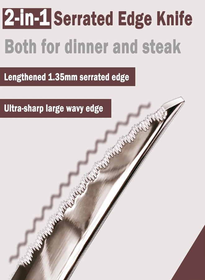 KitchEase 5-Piece French Style Silverware | Hammered Dessert Spoon Set | Premium 18/10 Stainless Steel Flatware | Elegant Cutlery for Home, Restaurants & Gifting (Sterling Silver) - Image 3