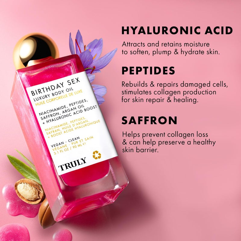 Truly Beauty Birthday Sex Luxury Body Oil - Image 5