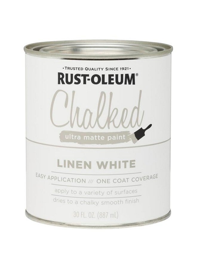 رست أوليوم طلاء داخلي غير لامع للغاية 285140-2PK من Rust-Oleum، 30 أونصة، أبيض كتان، 1.8 كوارت (عبوة من قطعتين)