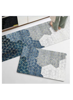 2-Piece Non-Slip Floor Mats Geometry Pattern Super Absorbent Kitchen Rug Set - pzsku/Z186D33B606468EB644CBZ/45/_/1708309906/a68c51e6-0550-4864-9f2d-fcf4b9bba4c0