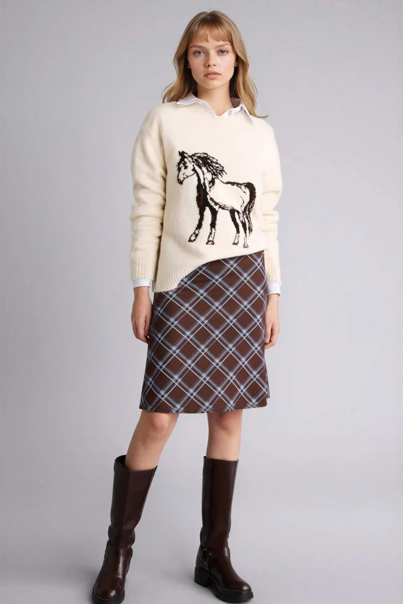 Defacto Regular Fit Crew Neck Pullover