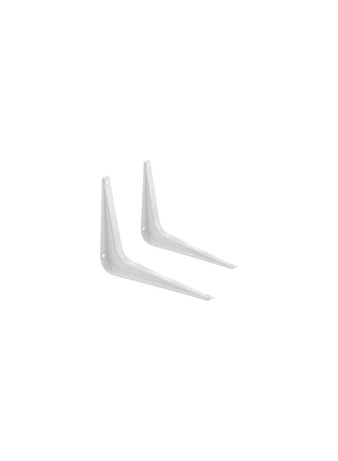The Bros The Bros Shelf Bracket - 6" x 8", White, 10-Pack  - Image 3
