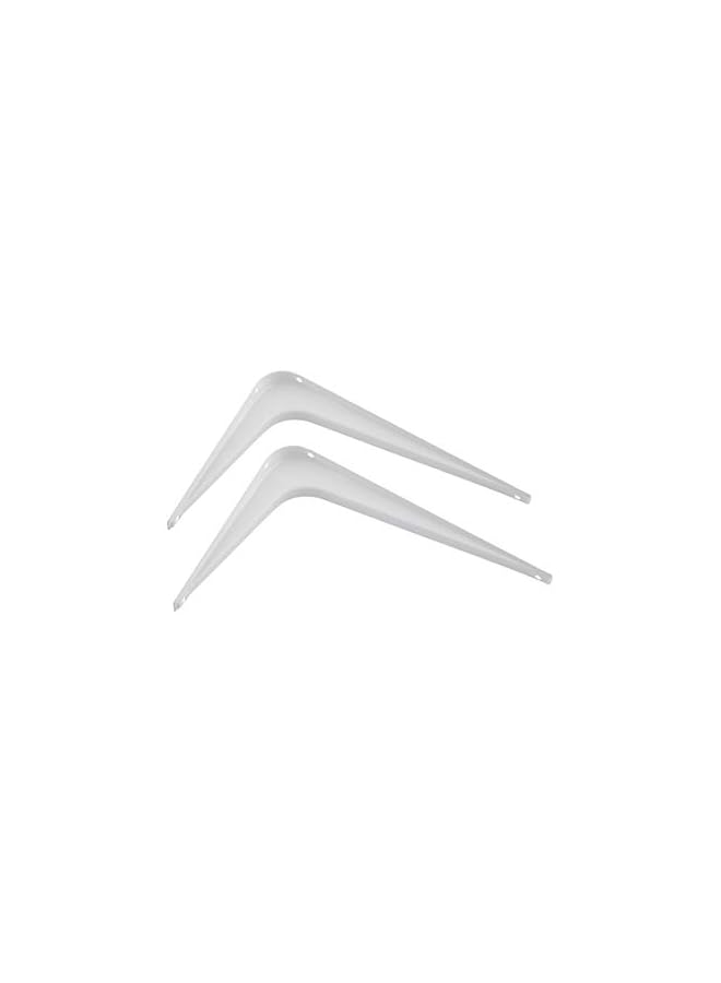 The Bros The Bros Shelf Bracket - 6" x 8", White, 10-Pack  - Image 2