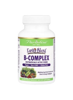 Paradise Herbs Paradise Herbs, Earth's Blend®, B-Complex , 60 Vegetarian Capsules  - Image 1