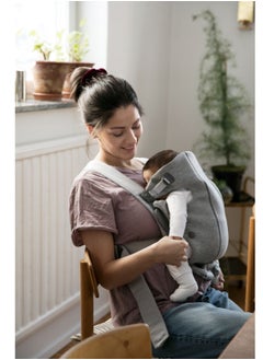 BABYBJORN Baby 3D Jersey Carrier Mini Light Grey  - Image 3