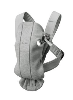 BABYBJORN Baby 3D Jersey Carrier Mini Light Grey  - Image 1